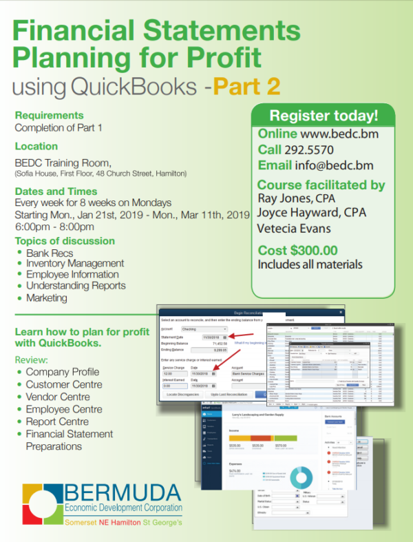 Financial Planning for Profit using Quickbooks – Part 2