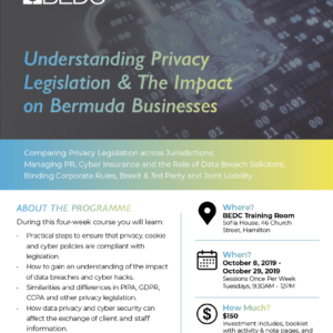 Understanding Privacy Legislation & The Impact on Bermuda Businesses