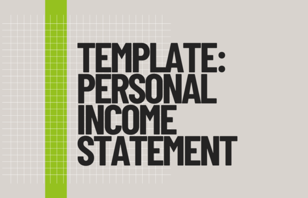 Template: Personal Income Statement