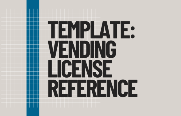 Template: Vending License Reference