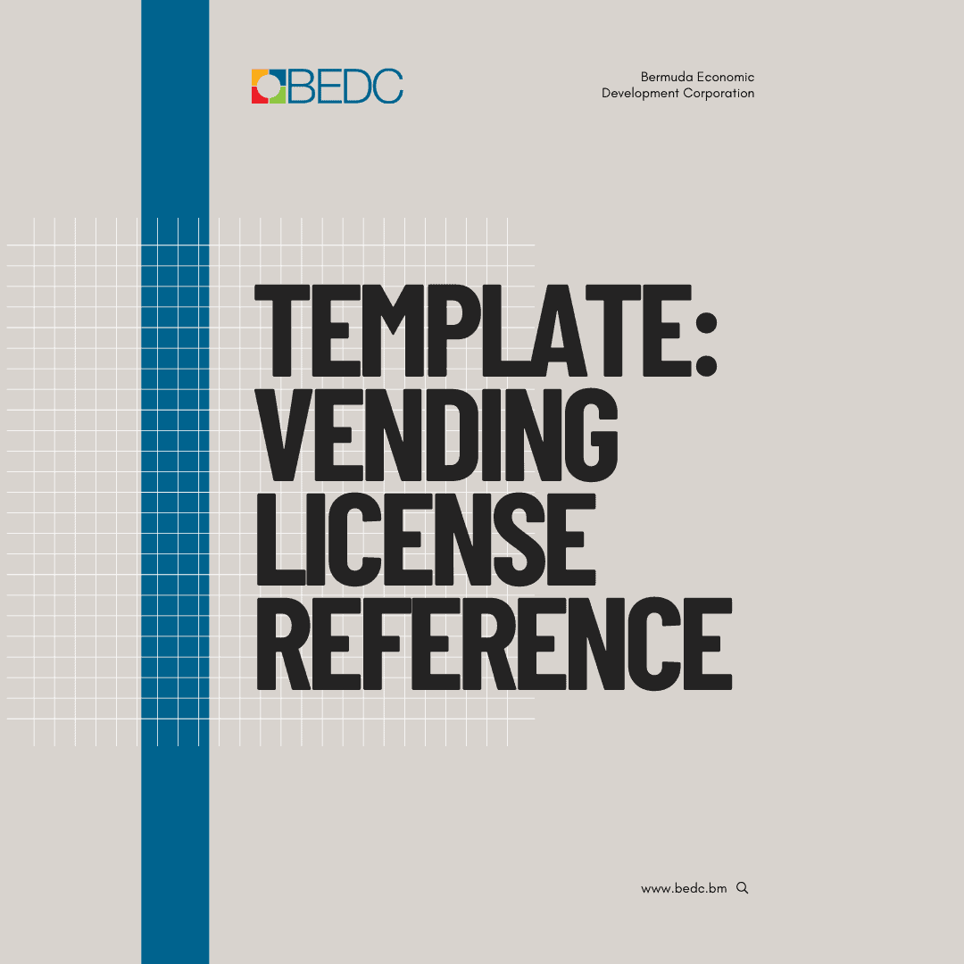 Template: Vending License Reference