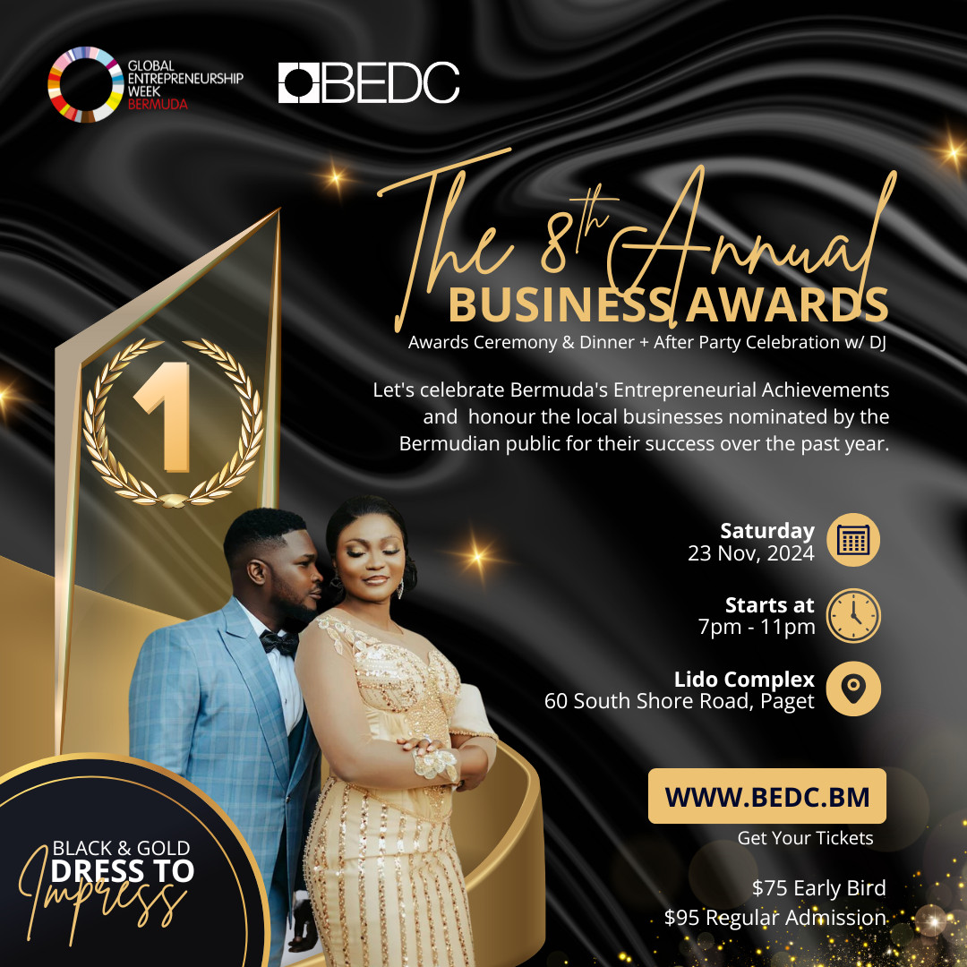 BEDC to Celebrate Bermuda’s Entrepreneurs at the 8th Annual Business Awards